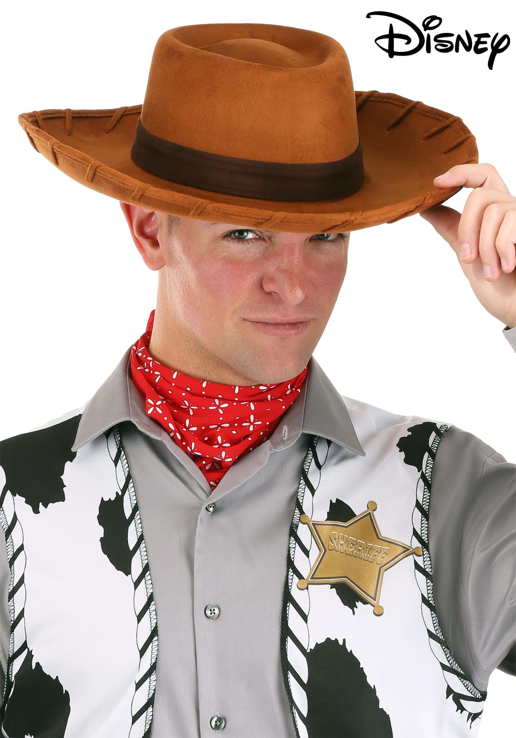 Adult Deluxe Woody Cowboy Costume Hat