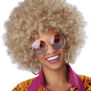Adult Dirty Blonde Afro Wig