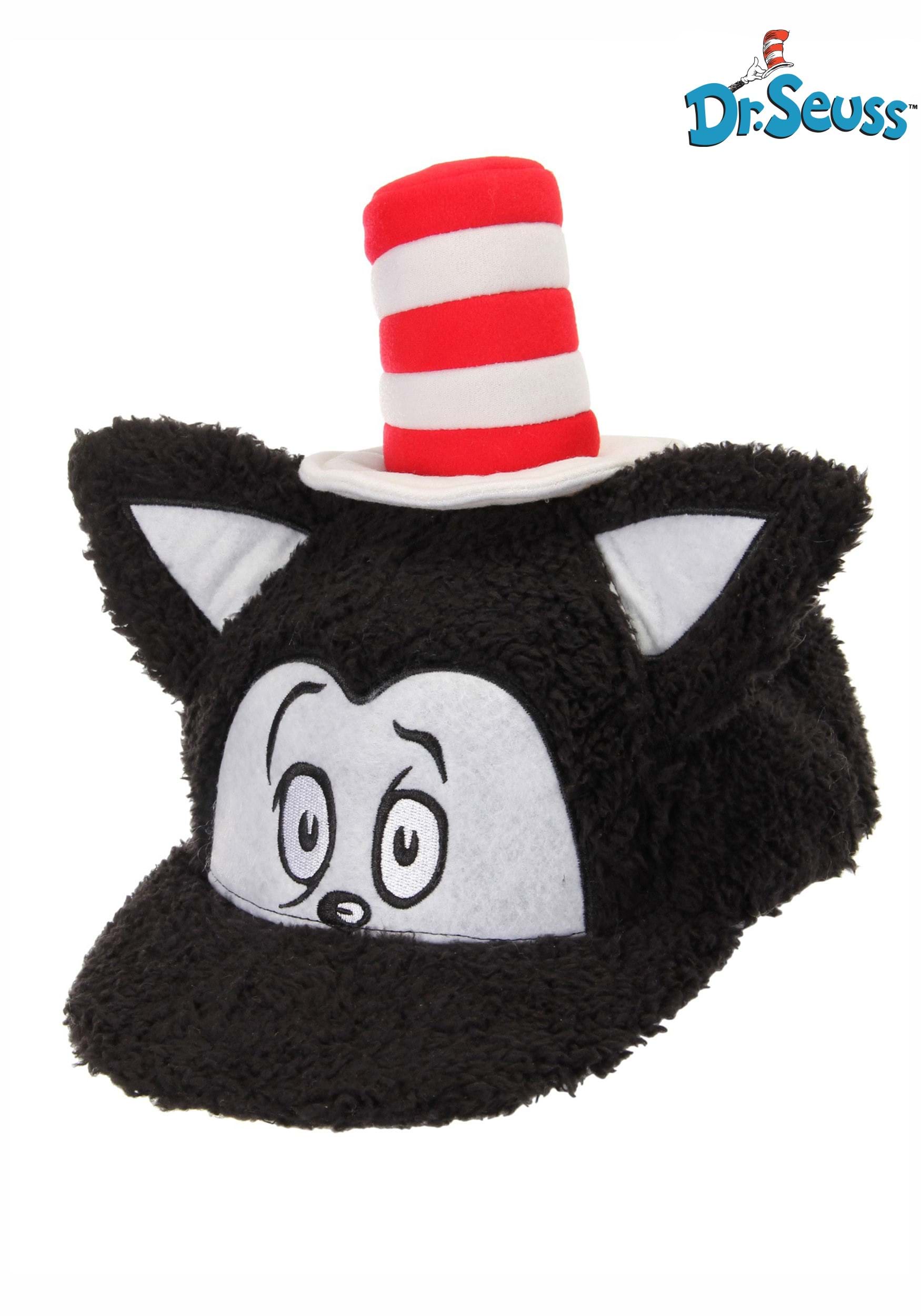Adult Dr. Seuss Cat in the Hat Fuzzy Cap