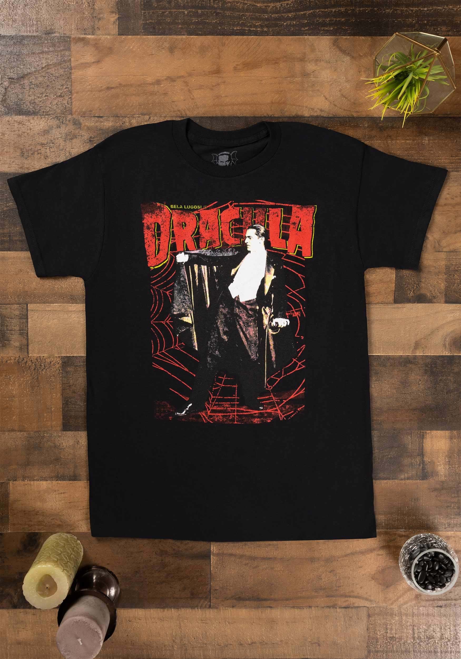 Adult Dracula Webs Graphic T-Shirt