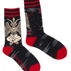 Adult Evil AF Baphomet Socks
