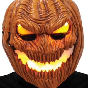 Adult Flame Fiend Hallows Hellion Mask with Hood