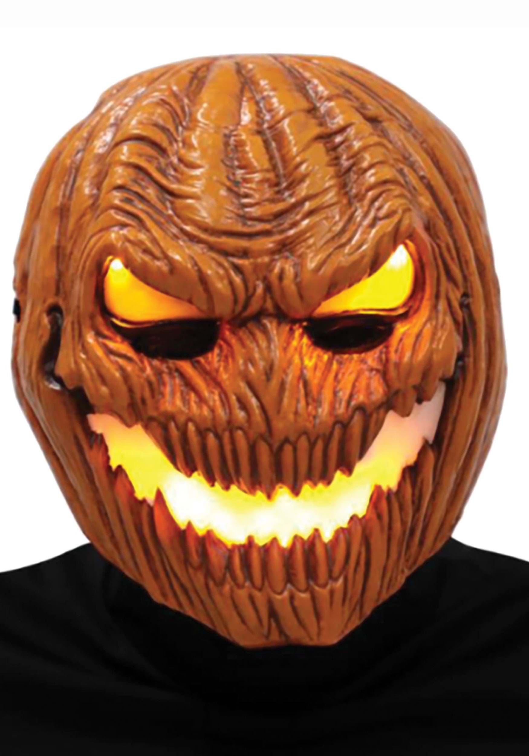 Adult Flame Fiend Hallows Hellion Mask with Hood