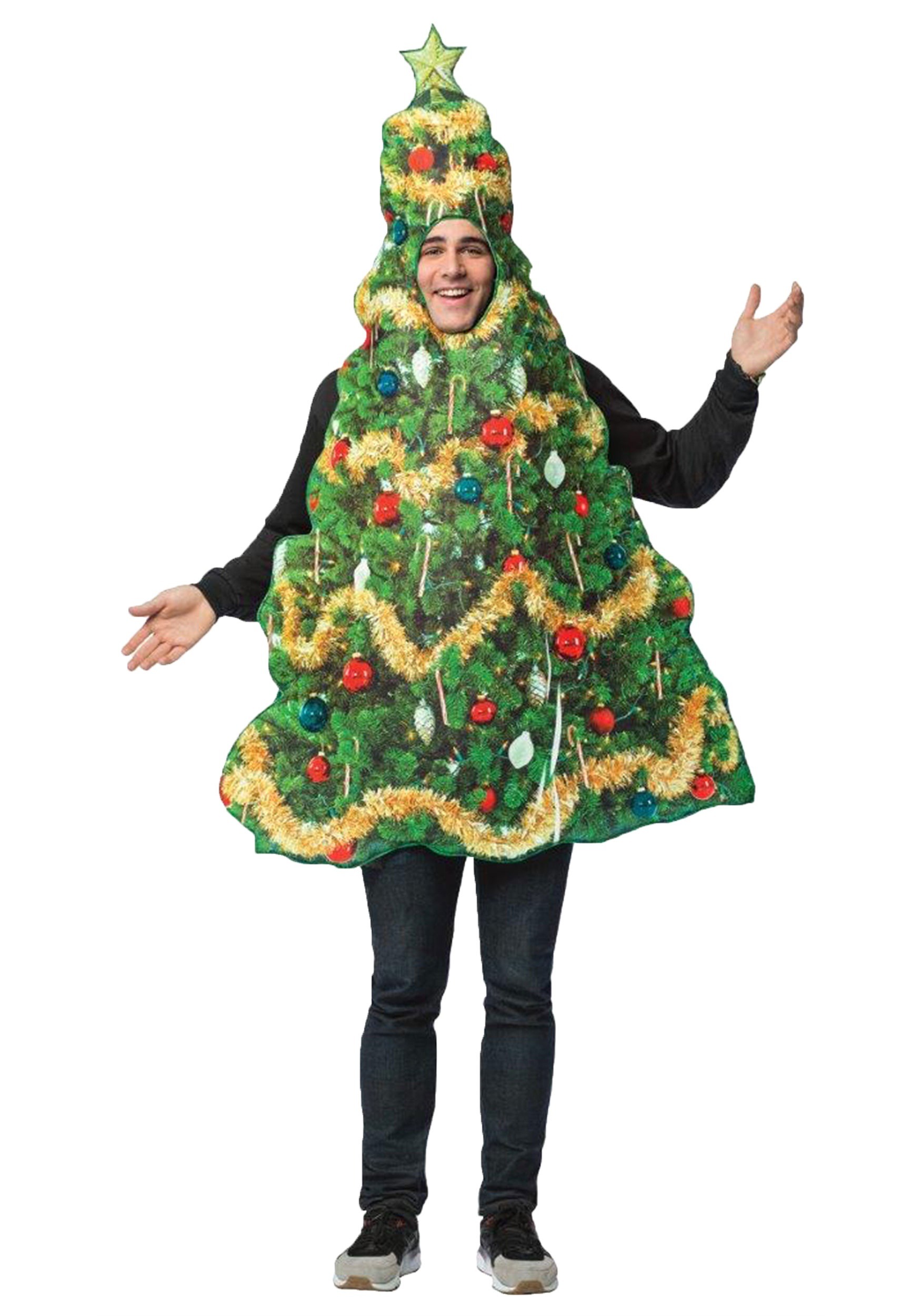 Adult Get Real Christmas Tree Costume