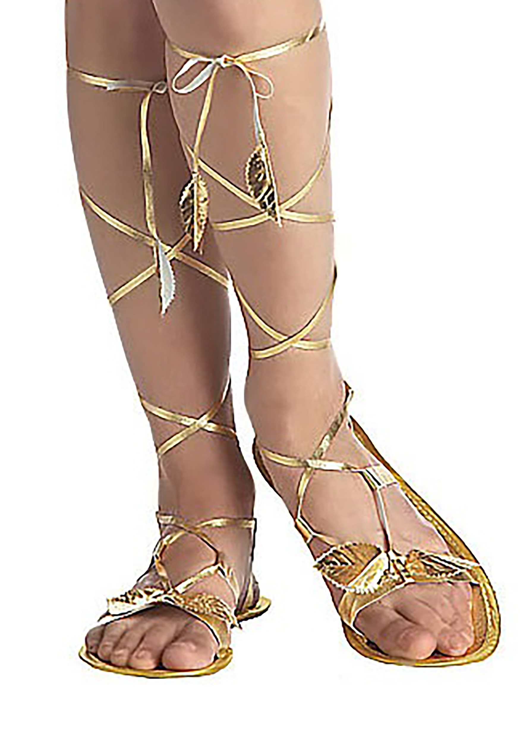 Adult Gold Goddess Sandals