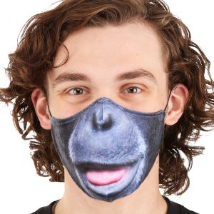 Adult Gorilla Sublimated Face Mask