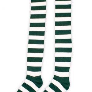 Adult Green and White Munchkin Socks