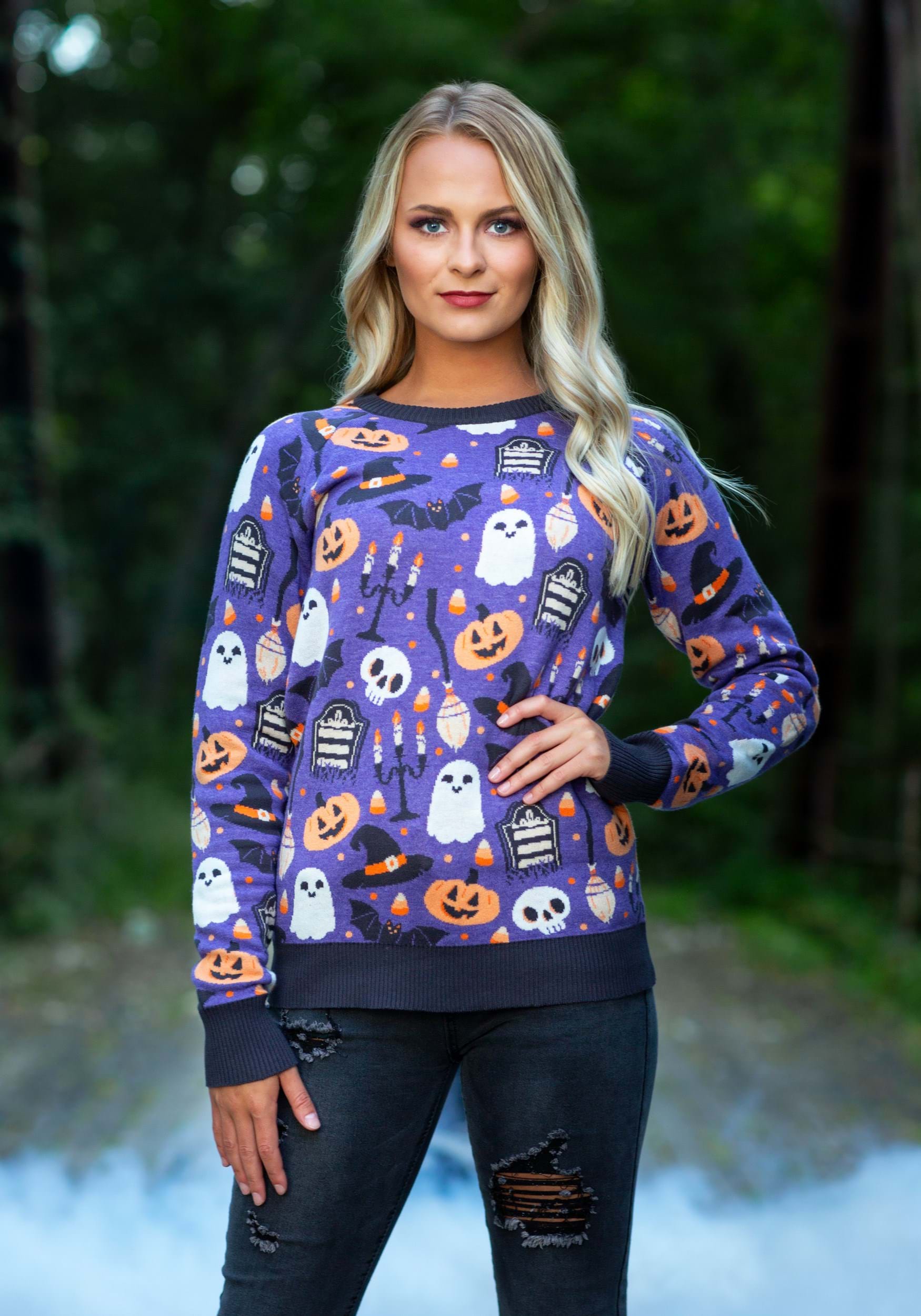 Adult Halloween Mischief Sweater