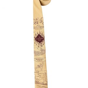 Adult Harry Potter Necktie Marauders Map
