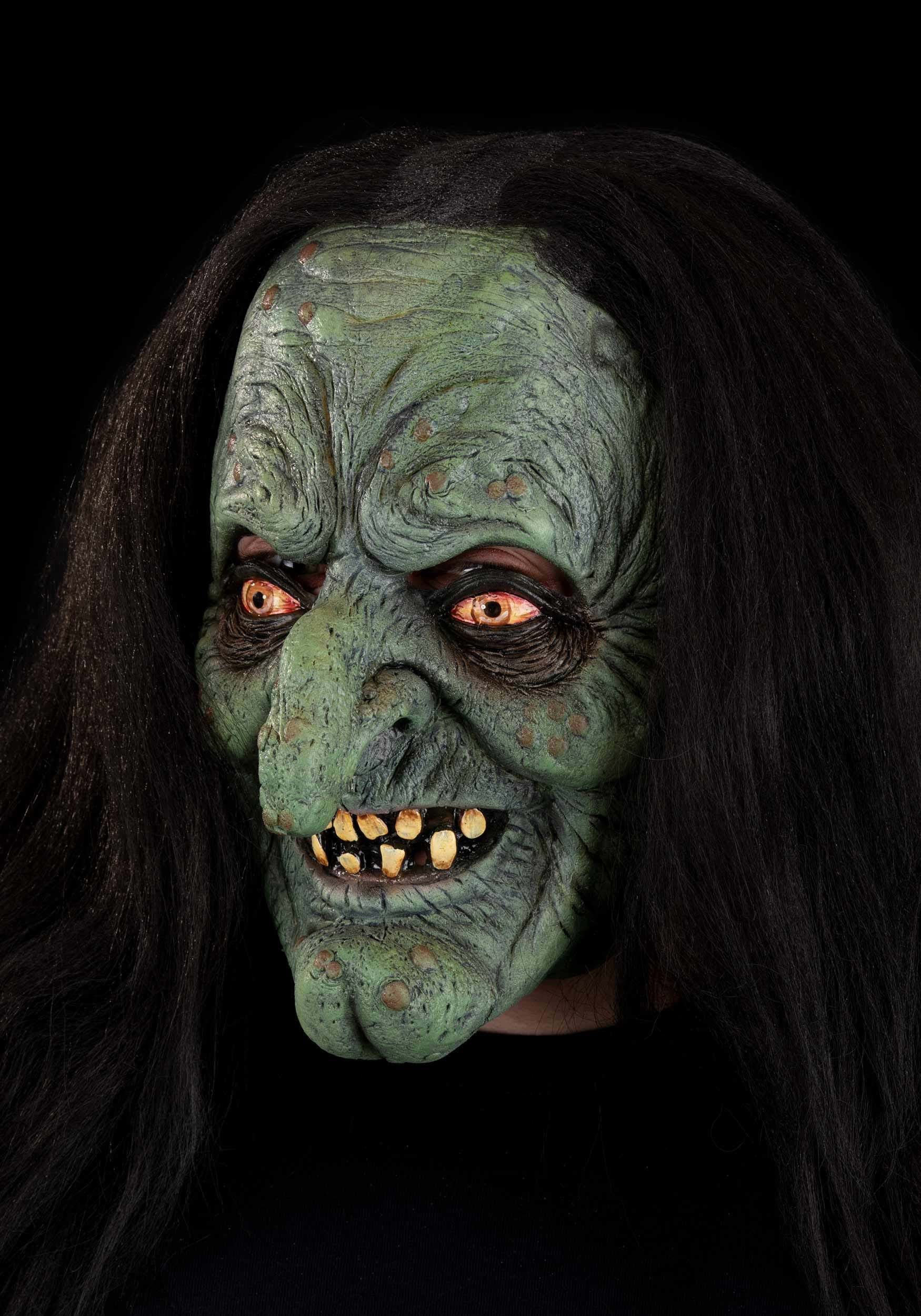 Adult Haxan Green Witch Mask
