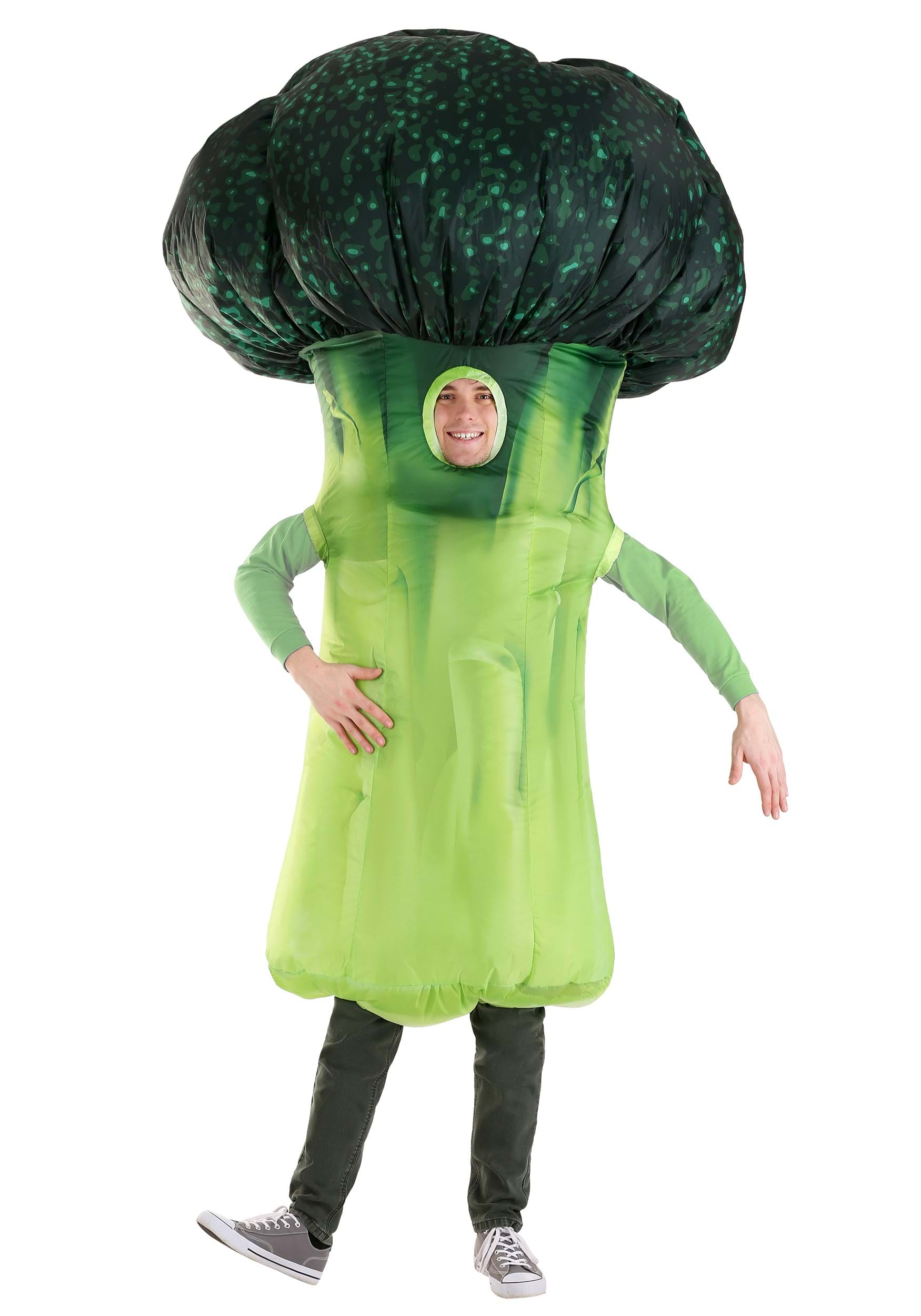 Adult Inflatable Scrumptious Broccoli Costume