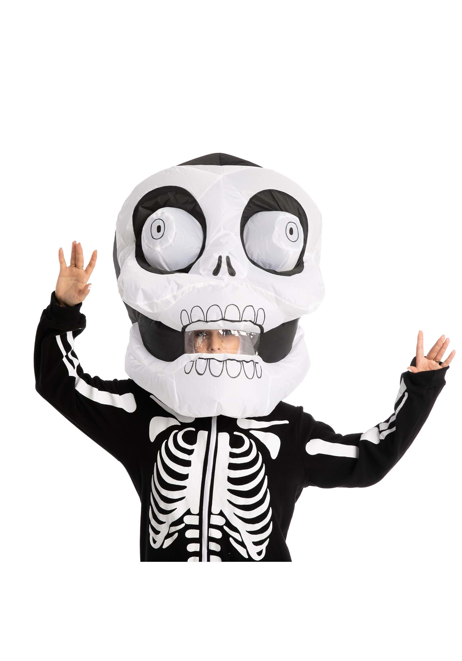 Adult Inflatable Skull Bobblehead