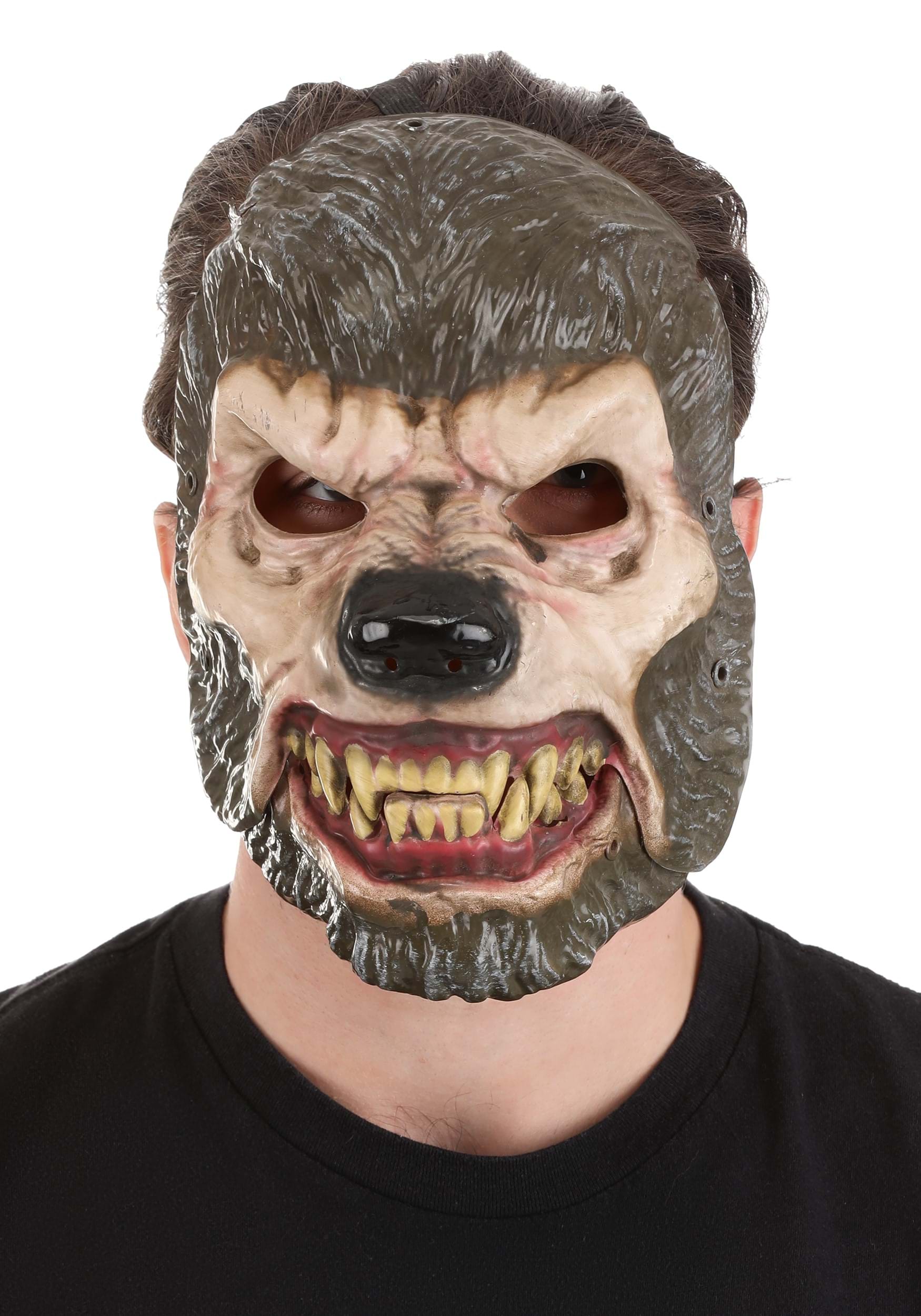 Adult Jabbering Jaw Wolfman Mask