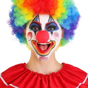 Adult Jumbo Rainbow Clown Wig