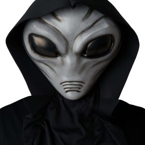 Adult Light Up Grey Alien Mask