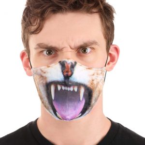 Adult Lion Sublimated Face Mask