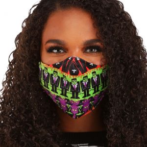 Adult Monsters Sublimated Face Mask