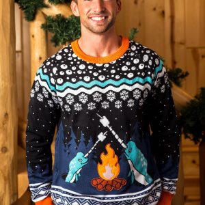 Adult Narwhal Ugly Christmas Sweater