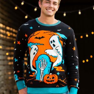 Adult Neon Halloween Sweater