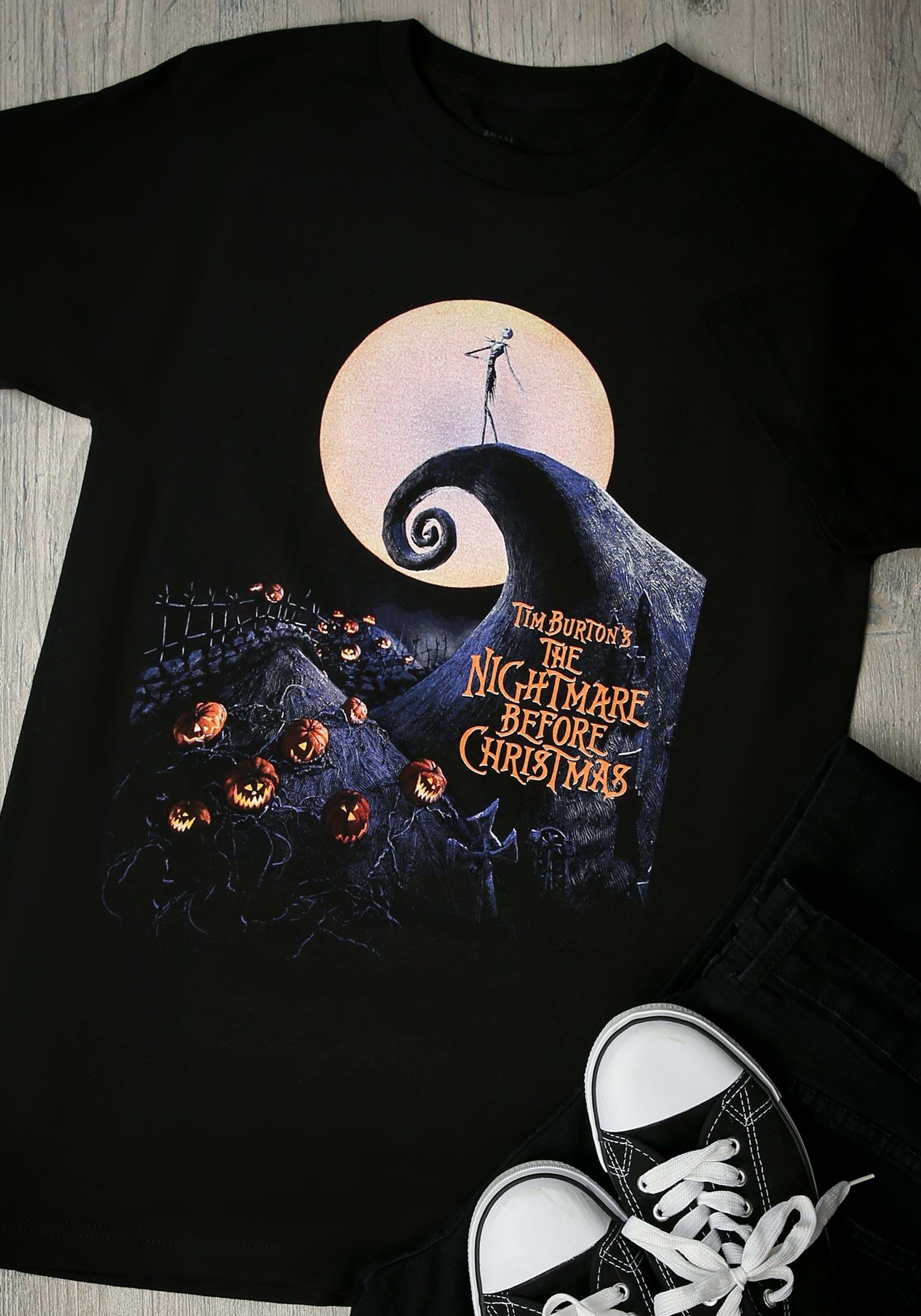 Adult Nightmare Before Christmas Poster Shirt