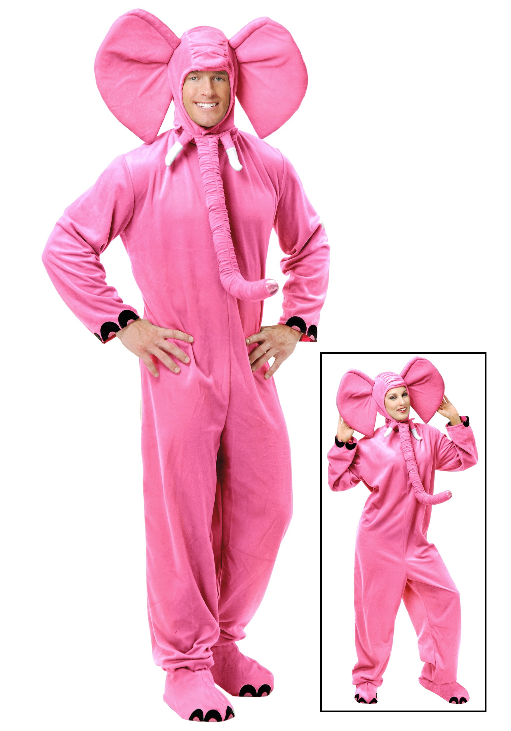 Adult Pink Elephant Costume