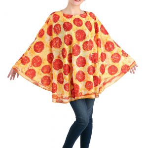 Adult Pizza Poncho Costume