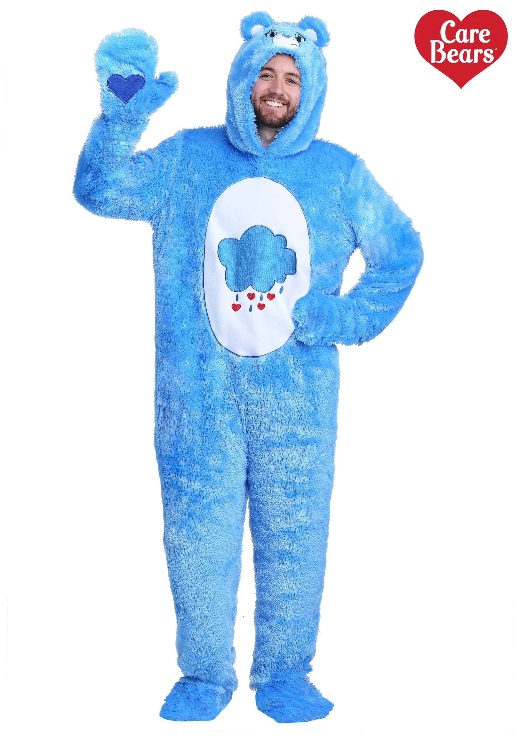 Adult Plus Size Care Bears Classic Grumpy Bear Costume
