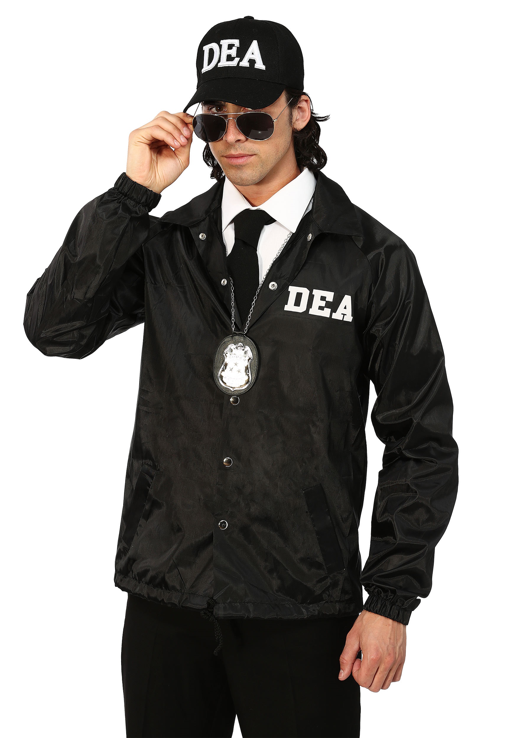 Adult Plus Size DEA Agent Costume