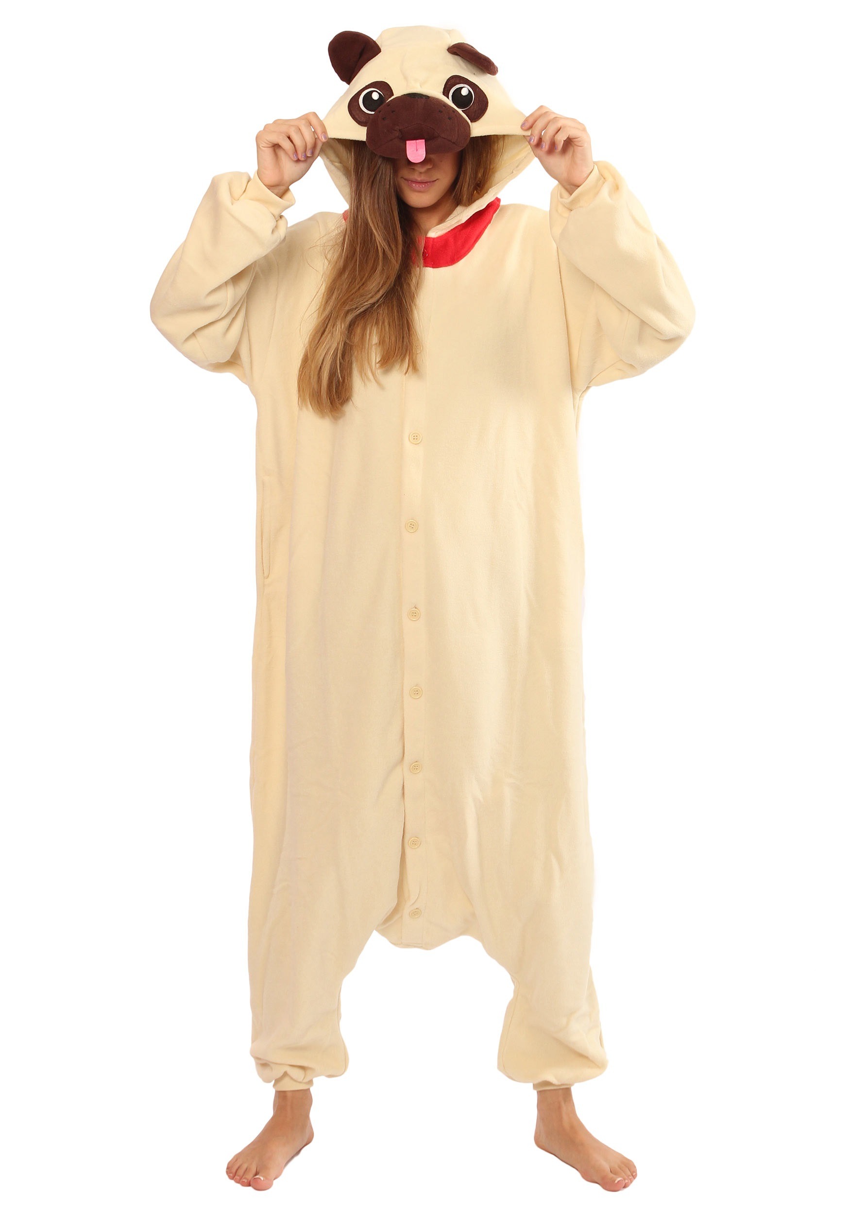 Adult Pug Kigurumi Pajama Costume