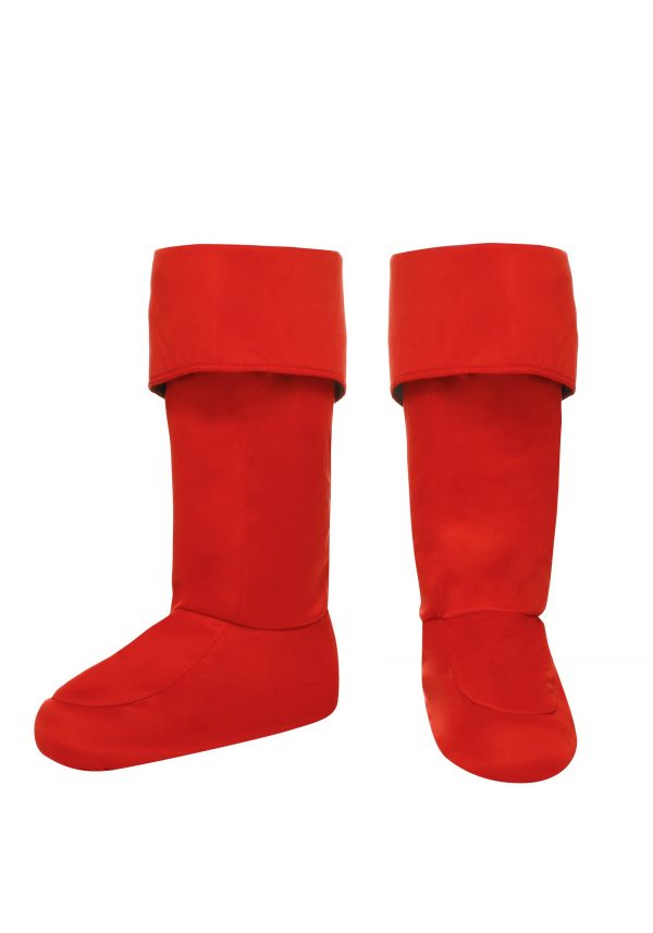 Adult Red Superhero Boot Covers