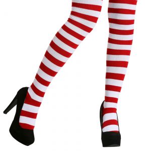 Adult Red and White Socks for Adults