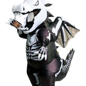 Adult Skeleton Dragon Inflatable Costume