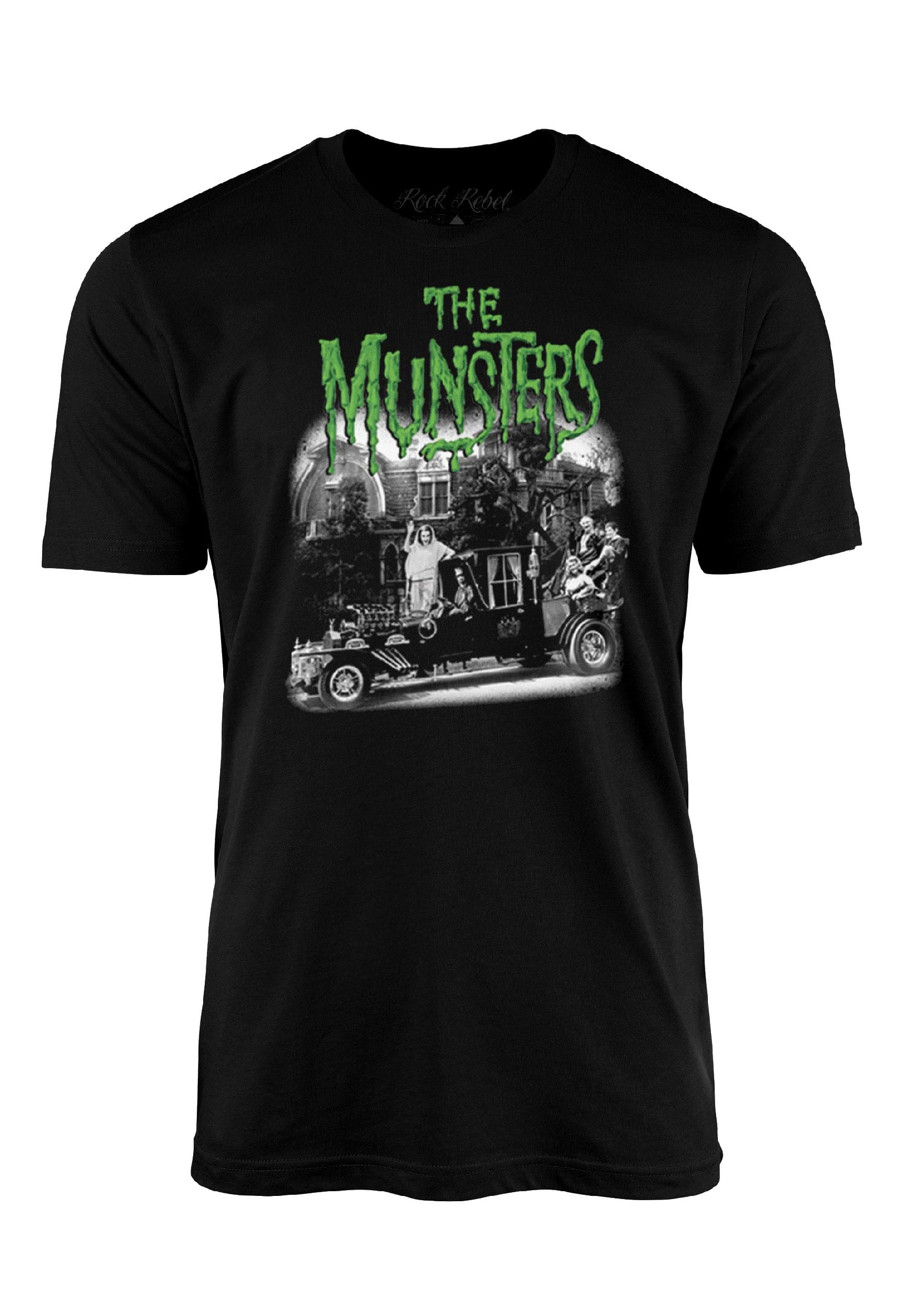 Adult The Munsters Family Coach Graphic T-Shirt