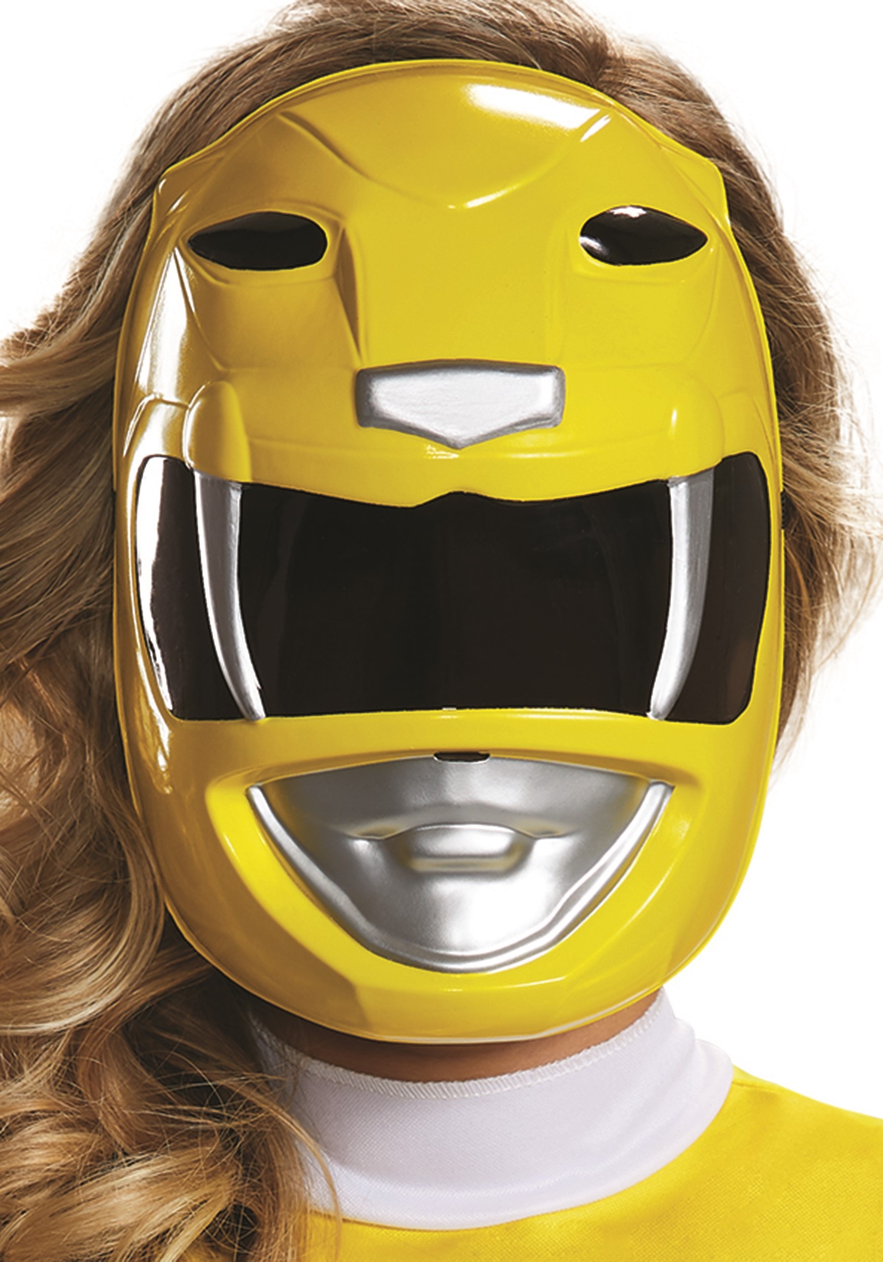 Adult Yellow Ranger Mask Power Rangers