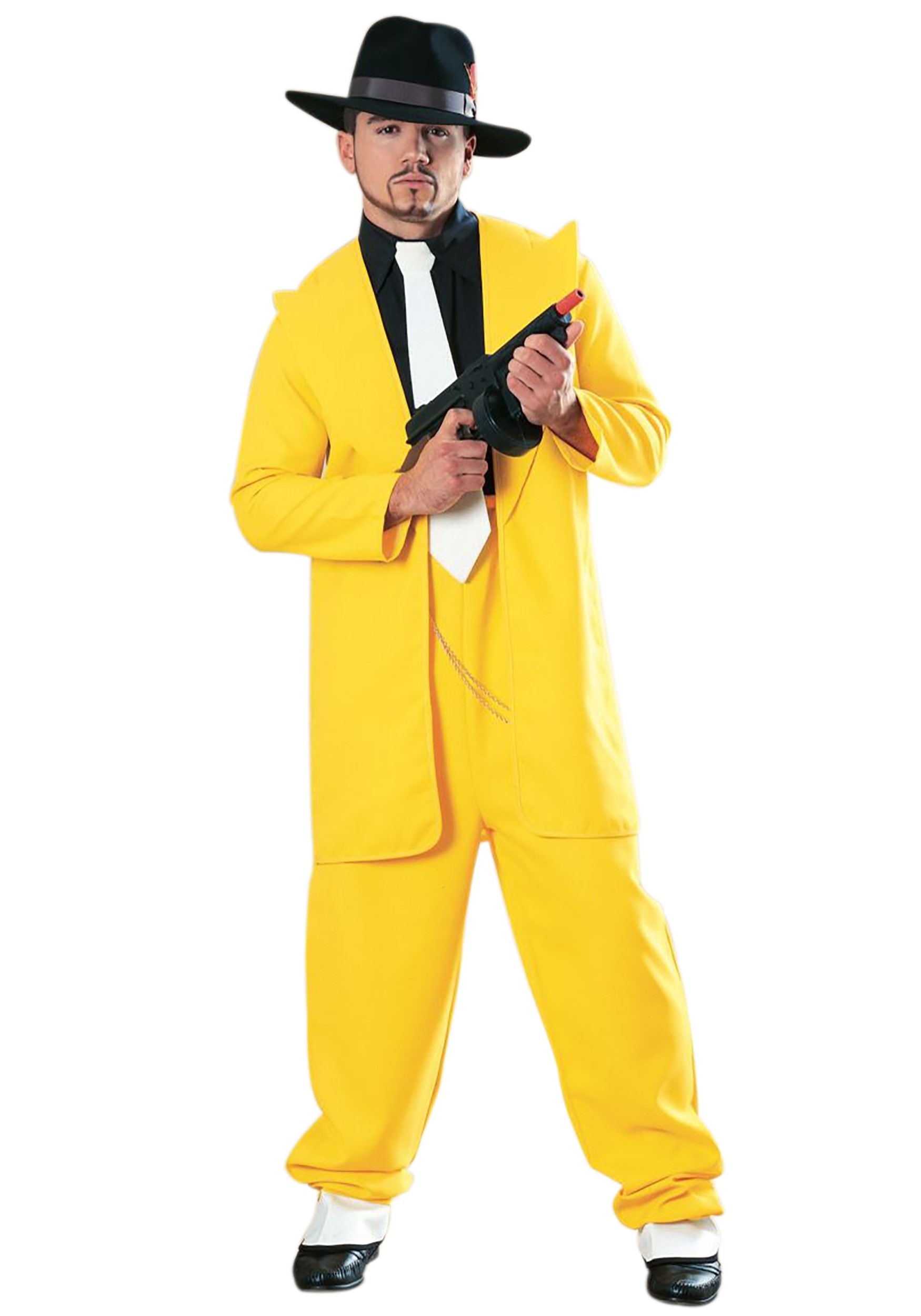 Adult Yellow Zoot Suit Costume