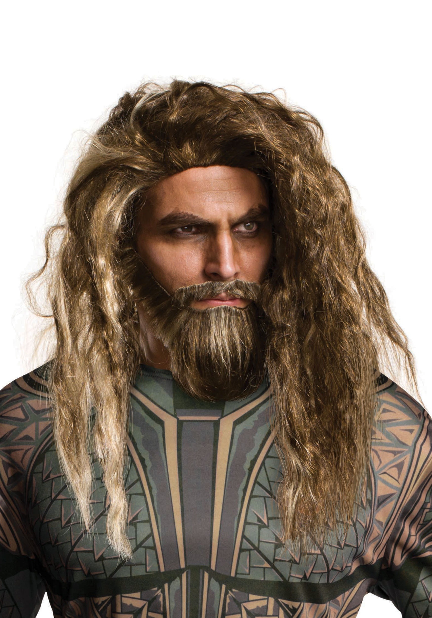 Adult’s Aquaman Beard and Wig Set