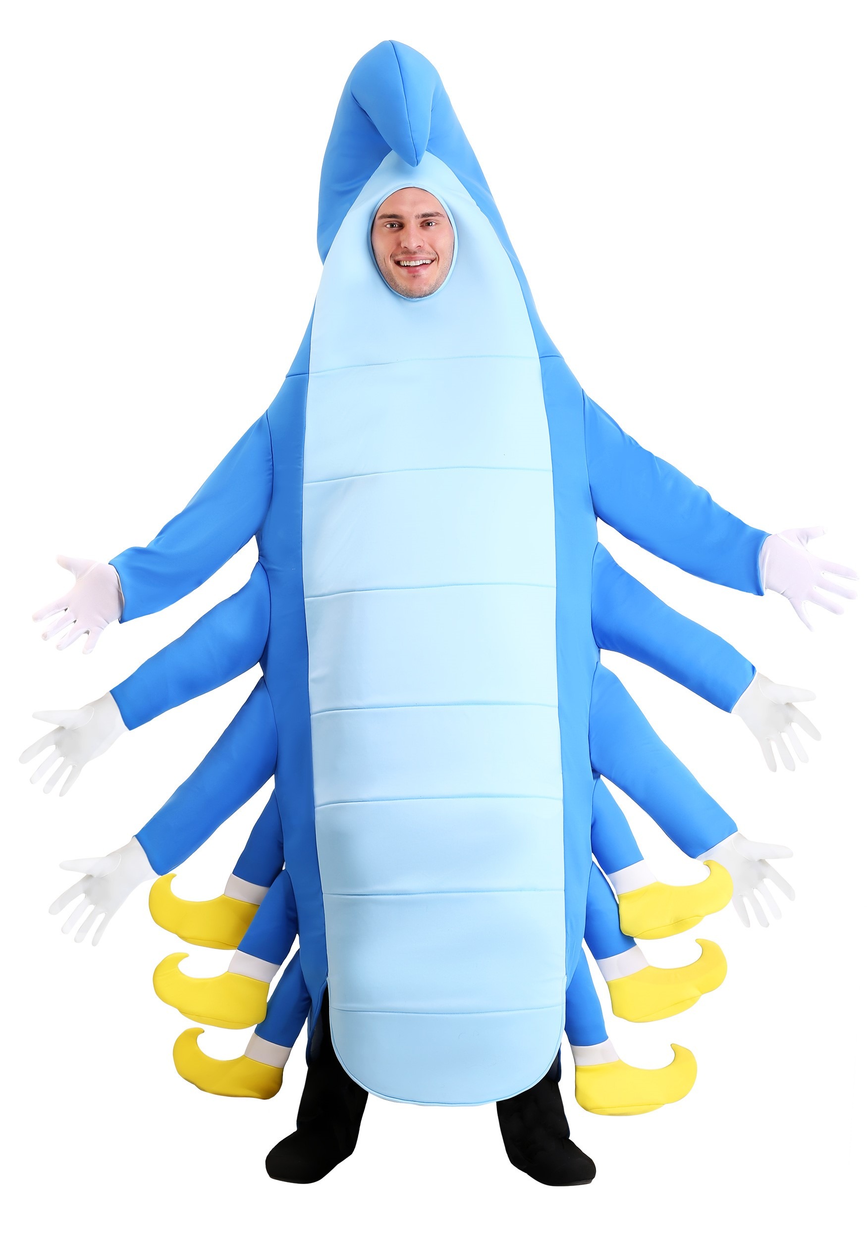 Adult’s Blue Caterpillar Costume