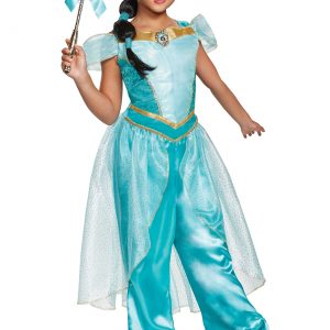 Aladdin Animated Deluxe Girls Jasmine Costume