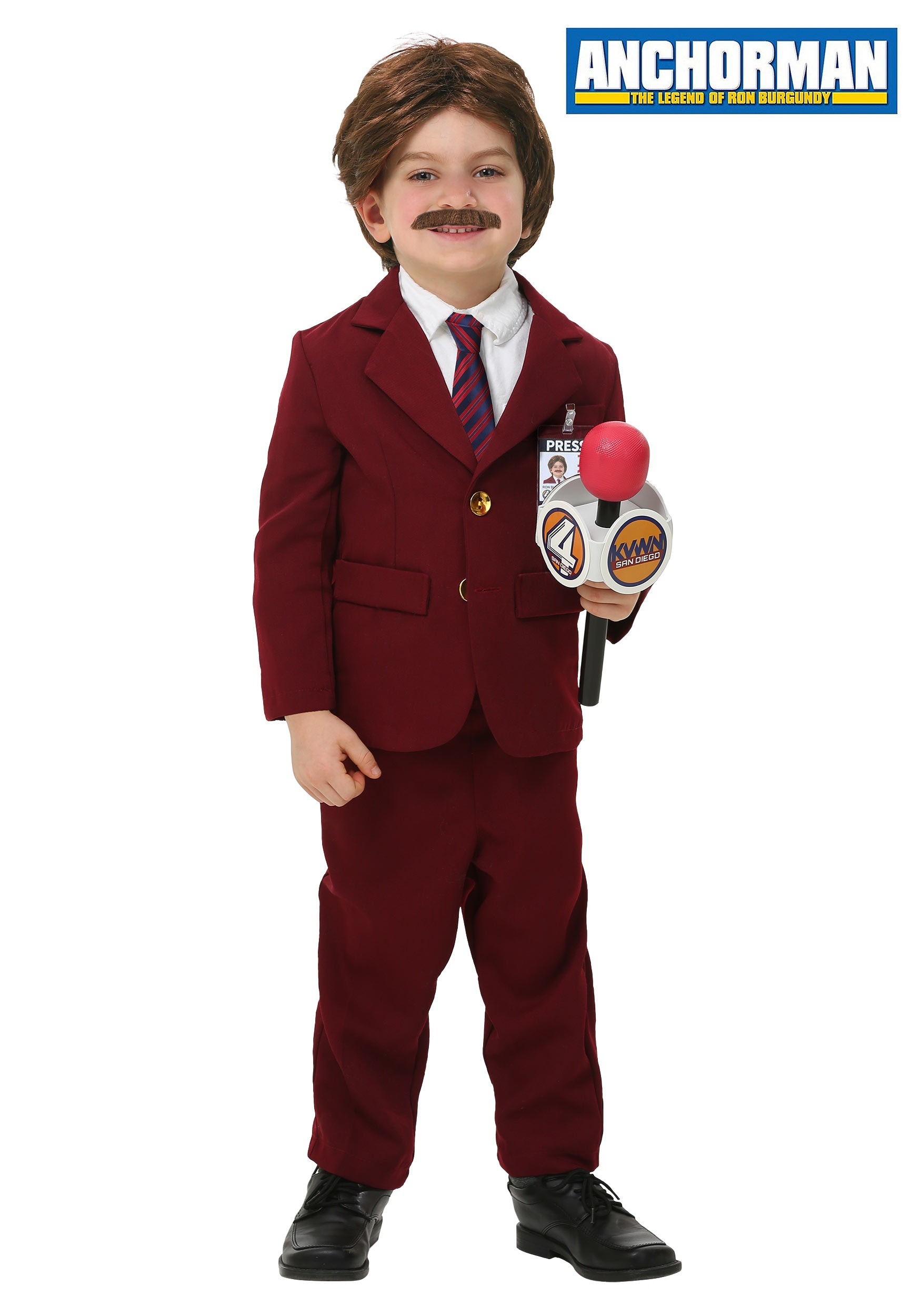Anchorman Ron Burgundy Costume for Toddlers