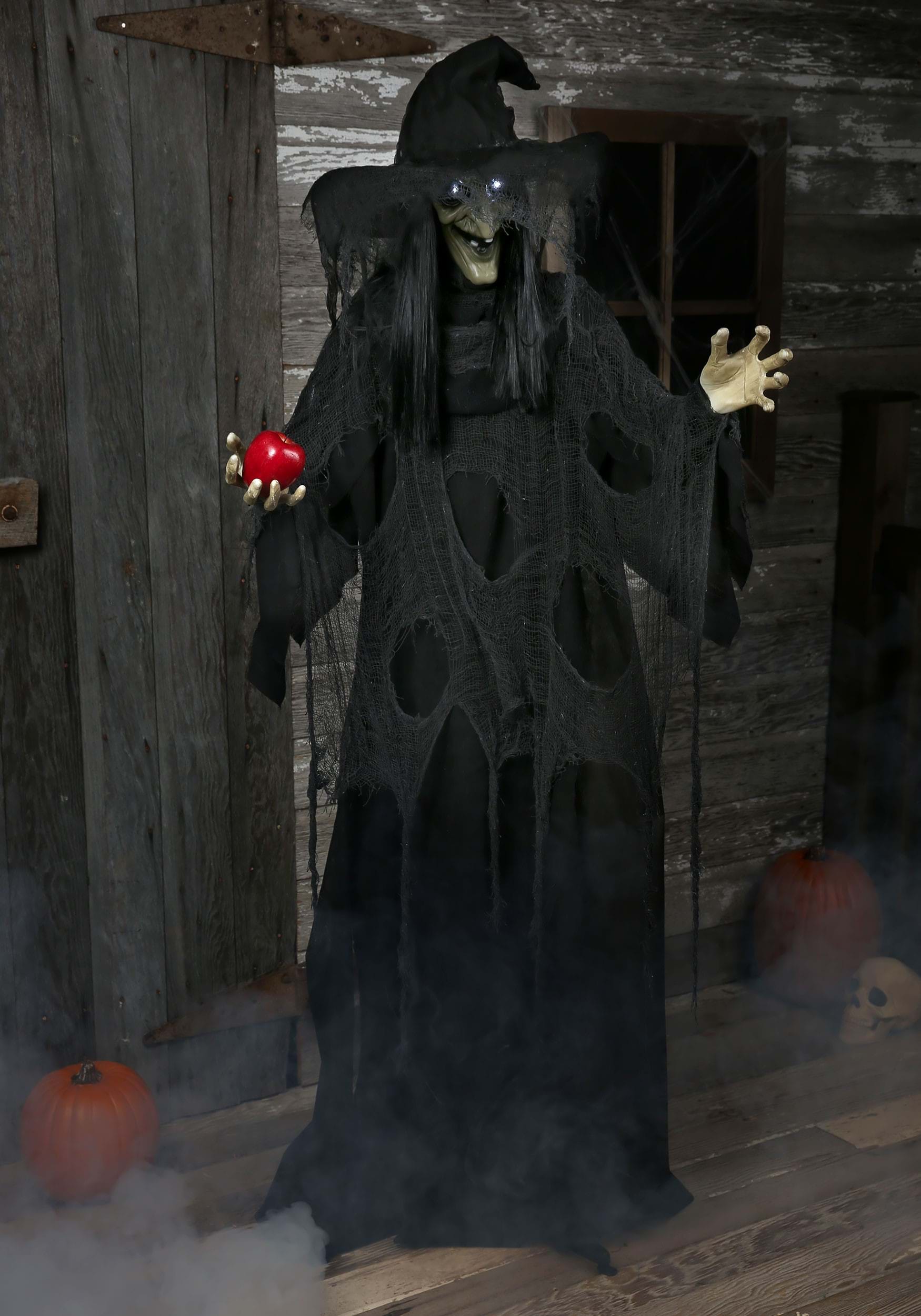 Animated Standing Witch Decoration