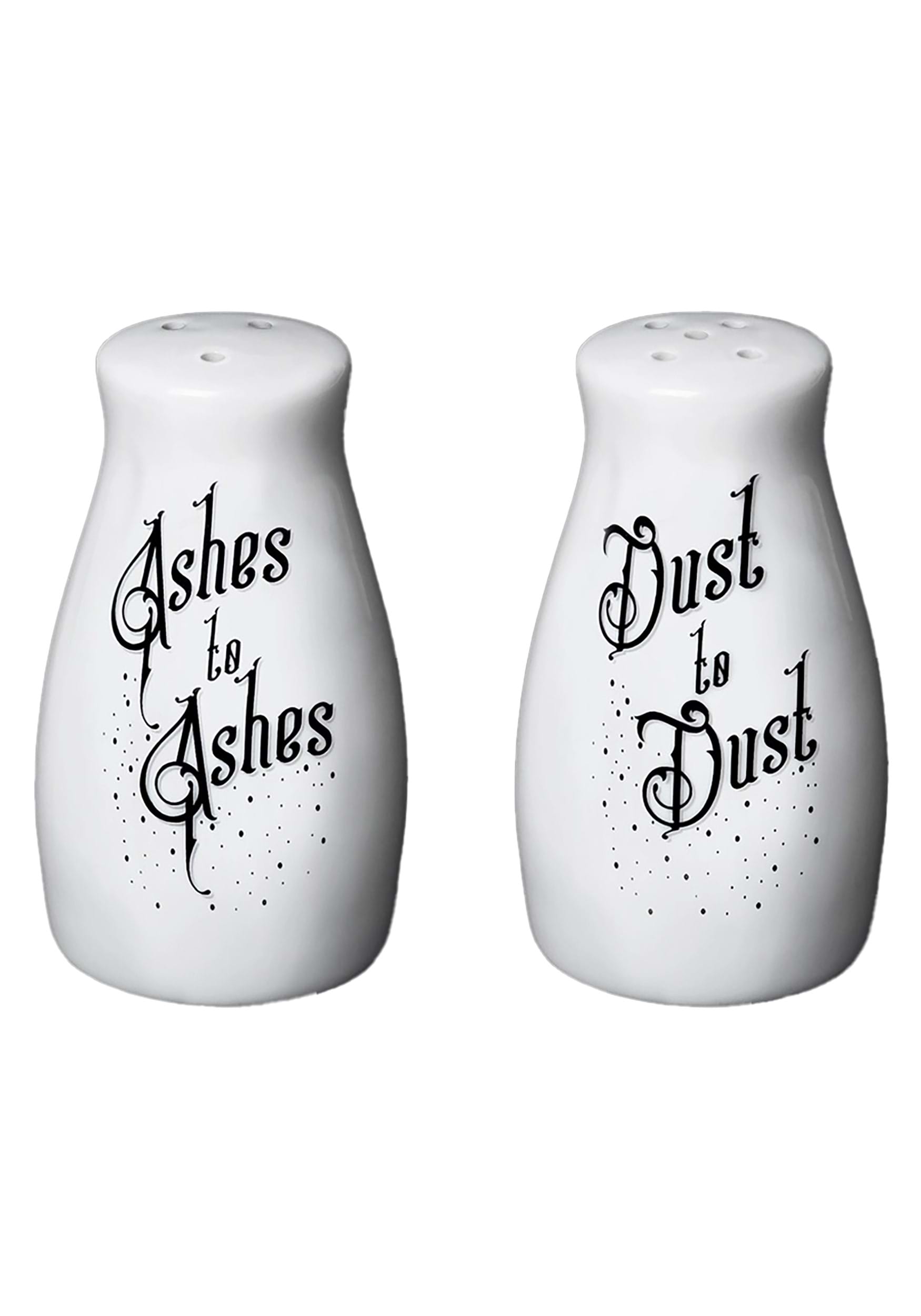 Ashes to Ashes / Dust to Dust Salt and Pepper Shakers