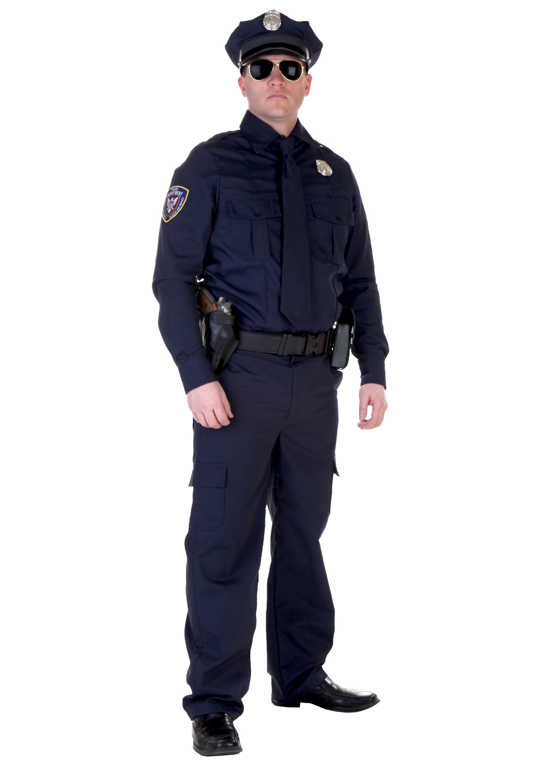 Authentic Plus Size Cop Costume