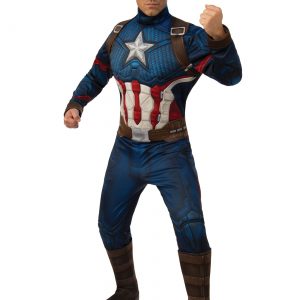 Avengers Endgame Deluxe Captain America Mens Costume