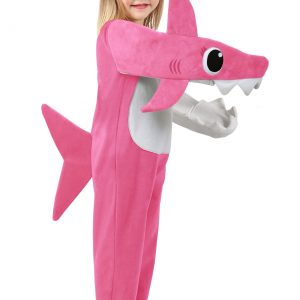 Baby Shark Pink Mommy Shark Deluxe Child Costume