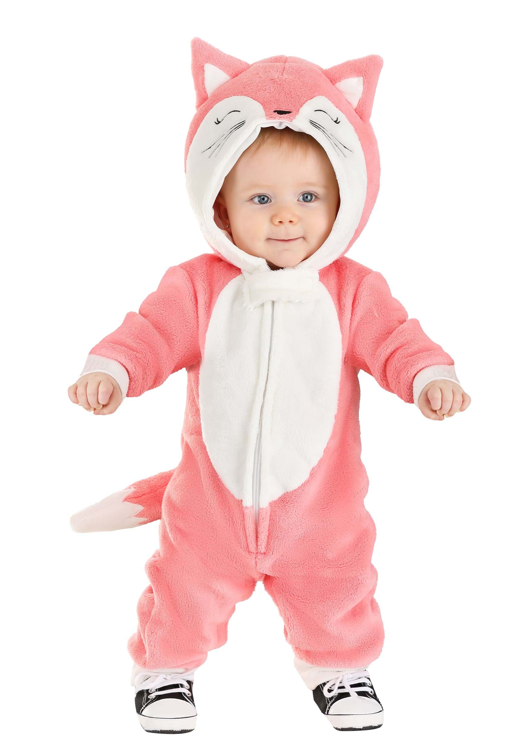 Baby’s Pink Fox Onesie Costume