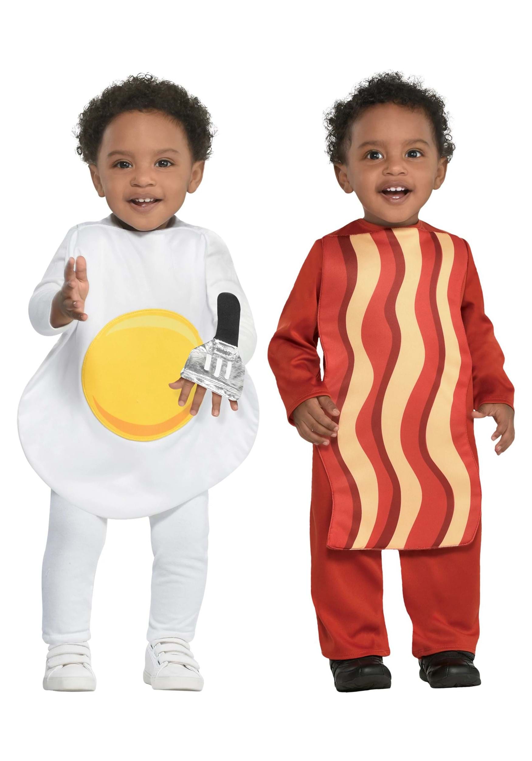Bacon & Eggs Breakfast Babies Costumes