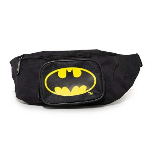 Batman Bat Signal Double Zipper Fanny Pack