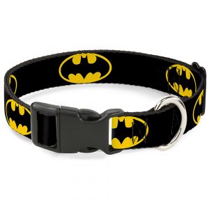 Batman Shield Plastic Clip Pet Collar