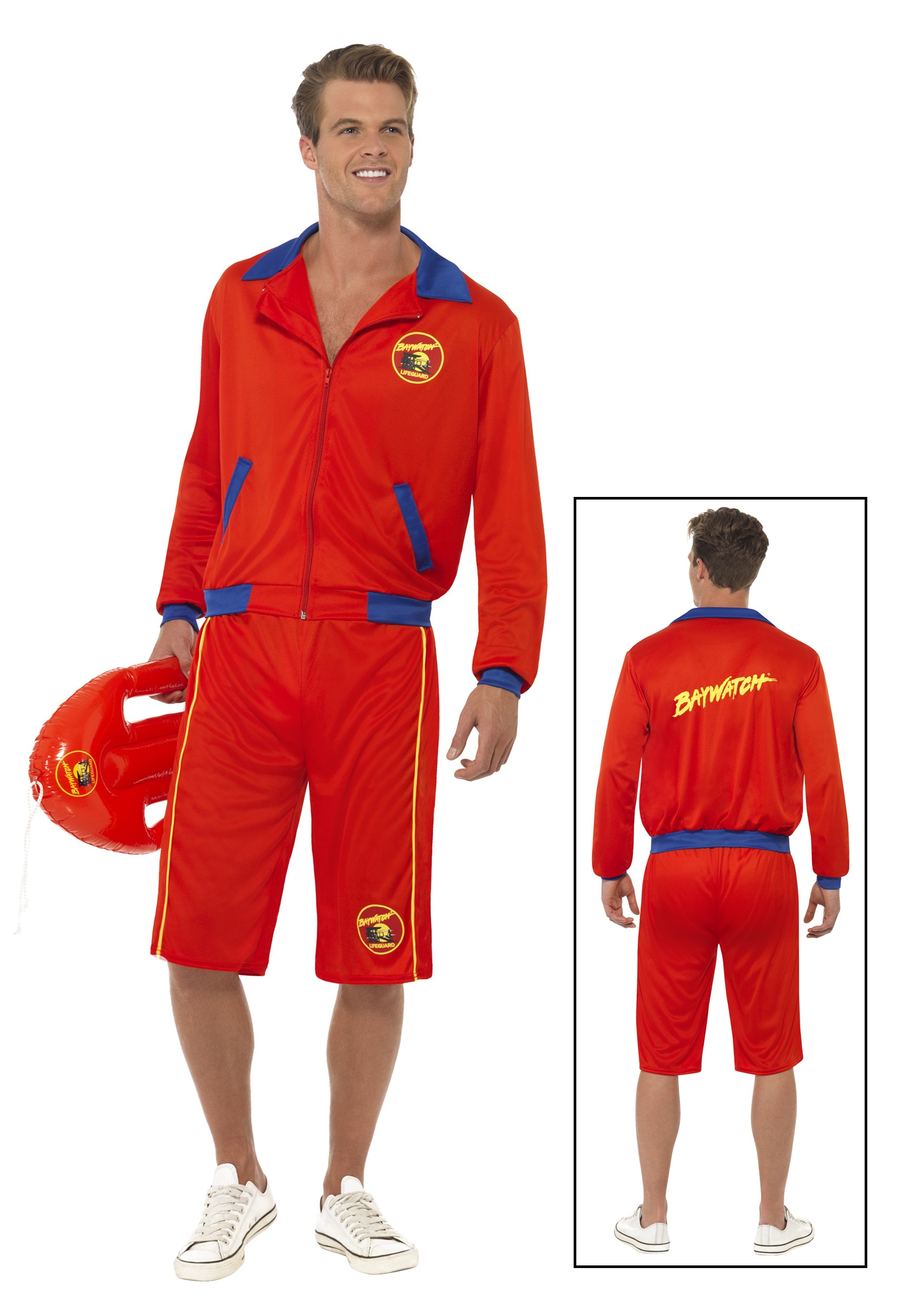 Baywatch Beach Lifeguard Costume for Men