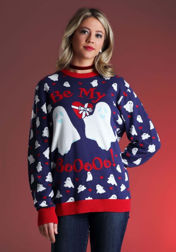 Be My Boo Valentine's Day Sweater for Adults